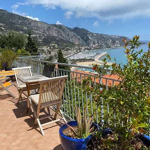 L'ensoleillee Vue Panoramique Mer, 250 M De La Et Du Centre Menton